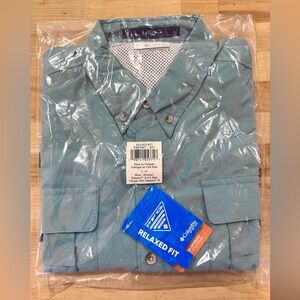 NWT Columbia Men's Lightweight Shirt Jacket - Blue